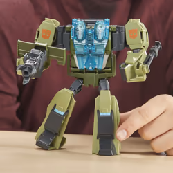 Hasbro Transformers Bumblebee Cyberverse Adventures - Robot Action Ultransformers Automatique Rack - Jouet Transformable 2 En 1