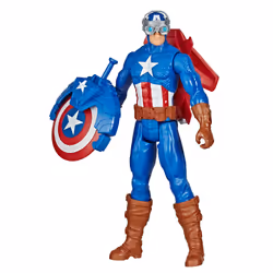Marvel Avengers – Figurine Captain America Titan Hero Blast Gear - 30 cm, 4 an(s), Multicolore, Plastique