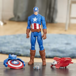 Marvel Avengers – Figurine Captain America Titan Hero Blast Gear - 30 cm