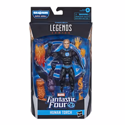 Hasbro Marvel Legends Les 4 Fantastiques - Figurine Torche Humaine 15 Cm - Edition Collector