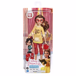 Hasbro Disney Princesses - Poupee tendance Comfy Squad Belle - 30 cm