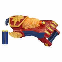 Nerf Marvel Avengers Captain Marvel Power Moves Photon Blast Dart-Launching Toy, Gant lanceur de toile d'araignée jouet, 5 an ...