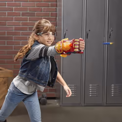 Nerf Marvel Avengers Captain Marvel Power Moves Photon Blast Dart-Launching Toy