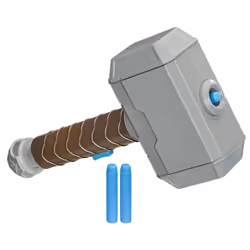Hasbro Marvel Avengers – Marteau De Thor Lance-Fléchettes Nerf Power Moves - Accessoire De Déguisement