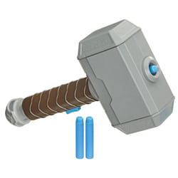 Hasbro Marvel Avengers – Marteau De Thor Lance-Fléchettes Nerf Power Moves - Accessoire De Déguisement