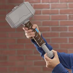 Hasbro Marvel Avengers – Marteau De Thor Lance-Fléchettes Nerf Power Moves - Accessoire De Déguisement
