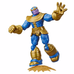 Marvel Avengers Bend And Flex Thanos, 4 an(s), Avengers, Bleu, Or, Violet