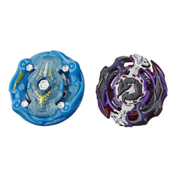 Beyblade Burst Rise - Pack Duel Hypersphere Toupies Cosmic Kraken K5 Et Gargoyle G4