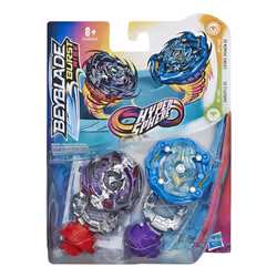 Beyblade Burst Rise - Pack Duel Hypersphere Toupies Cosmic Kraken K5 Et Gargoyle G4