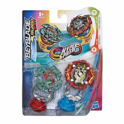 Beyblade Burst Rise - Pack Duel Hypersphere Toupies Viper Hydrax H5 Et Dullahan