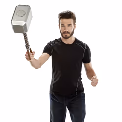 Hasbro Marvel Legends Series Mjolnir Electronic Hammer - Vue supplémentaire 4