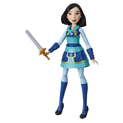 Hasbro Disney Princesses - Poupee Princesse Disney Mulan Guerrière - 30 cm