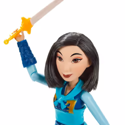 Hasbro Disney Princesses - Poupee Princesse Disney Mulan Guerrière - 30 cm - Vue supplémentaire 4