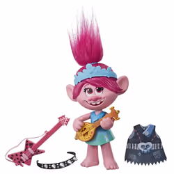 Hasbro Trolls World Tour Pop-to-Rock Poppy Singing Doll