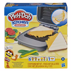 Play-Doh – Pate A Modeler – Croque-Monsieur, 3 an(s), Pâte à modeler, Multicolore