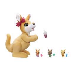 FurReal Friends – Peluche Interactive Maman Josie Le Kangourou – Version Française, Kangourou en peluche, 4 an(s), Interactif ...