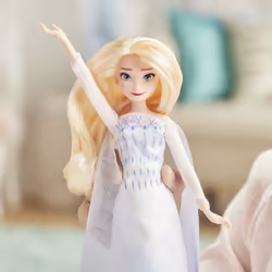 Hasbro Disney La Reine des Neiges 2 - Poupee Princesse Disney Anna chantante (français) en tenue de Reine - 27 cm