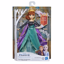 Hasbro Disney La Reine Des Neiges 2 - Poupee Princesse Disney Elsa Chantante (Français) En Tenue De Reine - 27 Cm