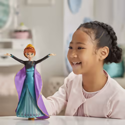 Hasbro Disney La Reine Des Neiges 2 - Poupee Princesse Disney Elsa Chantante (Français) En Tenue De Reine - 27 Cm - Vue supplémentaire 7