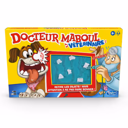 Hasbro Gaming Docteur Maboul Vétérinaire - Jeu De Societe Pour Enfants - Jeu Éducatif - Version Française