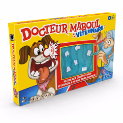 Hasbro Gaming Docteur Maboul Vétérinaire - Jeu De Societe Pour Enfants - Jeu Éducatif - Version Française
