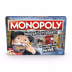 Hasbro Monopoly Mauvais Perdants - Jeu de societe - Jeu de plateau - Version française