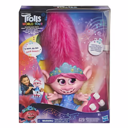 Hasbro Trolls World Tour Dancing Hair Poppy