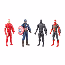 Marvel Avengers: Endgame Titan Hero Series - Pack de 4 figurines, 4 an(s), Marvel Avengers, Couleurs assorties, Plastique