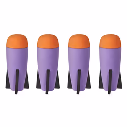 Nerf E9989EU4, Remplir, 8 an(s), 4 pièce(s), Orange, Violet
