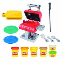 Play-Doh Kitchen Creations Le roi du gril, 3 an(s), Non toxique, Multicolore