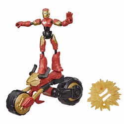 Marvel Flex Rider Iron Man, 4 an(s), Iron Man, Multicolore