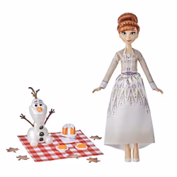 Hasbro Disney's Frozen 2 Anna and Olaf's Autumn Picnic, Femelle, 3 an(s), Fille, Multicolore