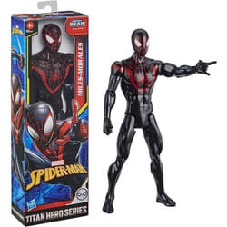 Figurine - MARVEL - Spider-Man Titan Series - Miles Morales - 30 cm - Multicolore
