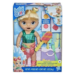 Poupon Hasbro Gaming Baby Alive gouter ensoleille cheveux blonds Multicolore