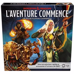 Dungeons & Dragons Adventure Begins Jeu de Plateau coopératif Fantastique Jeu Familial dès 10 Ans