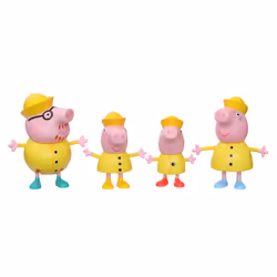 Peppa Pig Peppa à l'aventure, assortiment de packs de 4 figurines