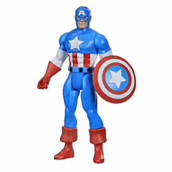 Marvel Legends Series - Figurines retro de 9,5 cm, 4 an(s), Couleurs assorties, Plastique