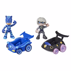PJ Masks Pyjamasques Yoyo contre Sorceline, Ensemble de véhicules, 3 an(s), Plastique, Multicolore