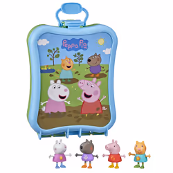 Peppa Pig Mallette Peppa et ses amis, 3 an(s), Couleurs assorties, Multicolore