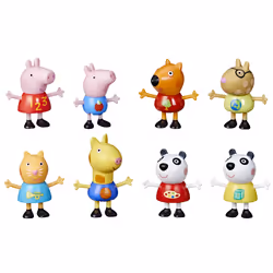 Peppa Pig Pack de 8 figurines, 3 an(s), Multicolore