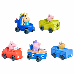 Peppa Pig Assortiment de mini-véhicules, dès 3 ans, Voiture, 3 an(s), Couleurs assorties