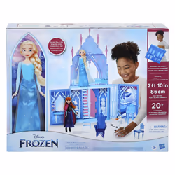 Disney Frozen Ice Castle N Doll, Poupée mannequin, Femelle, 3 an(s), Fille, 1,7 kg, Multicolore