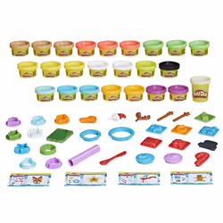 Play-Doh F23775L6, Ensemble de pâte à modeler à paillettes pour enfants, 3 an(s), Non toxique, Multicolore