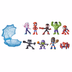 Marvel Spidey and His Amazing Friends - Figurine Webs Up Minis, 3 an(s), Spidey et ses incroyables amis, Couleurs assorties,  ...