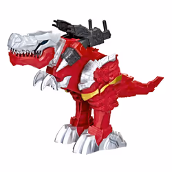 Power Rangers Dino Fury Battle Attackers T-Rex Champion Zord, 4 an(s), Power Rangers, Noir, Rouge, Argent