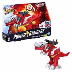 Power Rangers Dino Fury Battle Attackers T-Rex Champion Zord