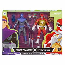 Figurine Hasbro Power Rangers Ninja turtles Raphael + Foot Soldier Tommy