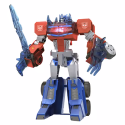 Transformers Bumblebee Cyberverse Adventures Optimus Prime à conversion en roulant, Figurine à collectionner, Film et série T ...