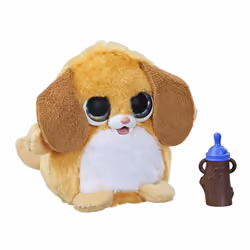 Hasbro Fuzzalots, Peluche chien, 4 an(s), Interactif, Sonore, AA