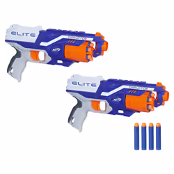 Nerf N-Strike Elite Elite - Pack de 2 Disruptor, Blaster jouet, 8 an(s), 99 an(s), 1 kg